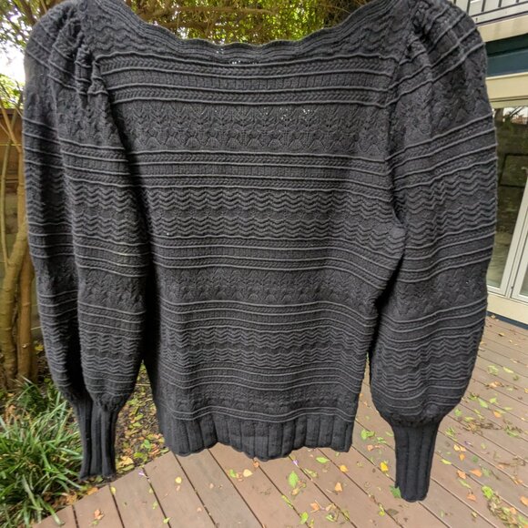 Sézane Roma Jumper in black, size small - Picture 2 of 4